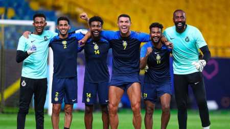 Al-Nassr em treinamento