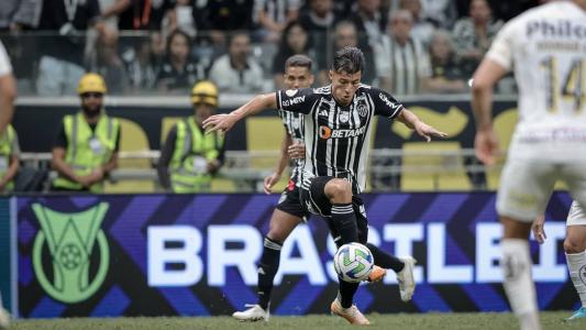 Alan Franco participou da estreia do Atlético na Arena MRV