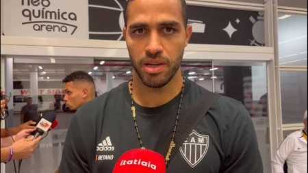 Alan Kardec, atacante do Atlético, em entrevista à Itatiaia