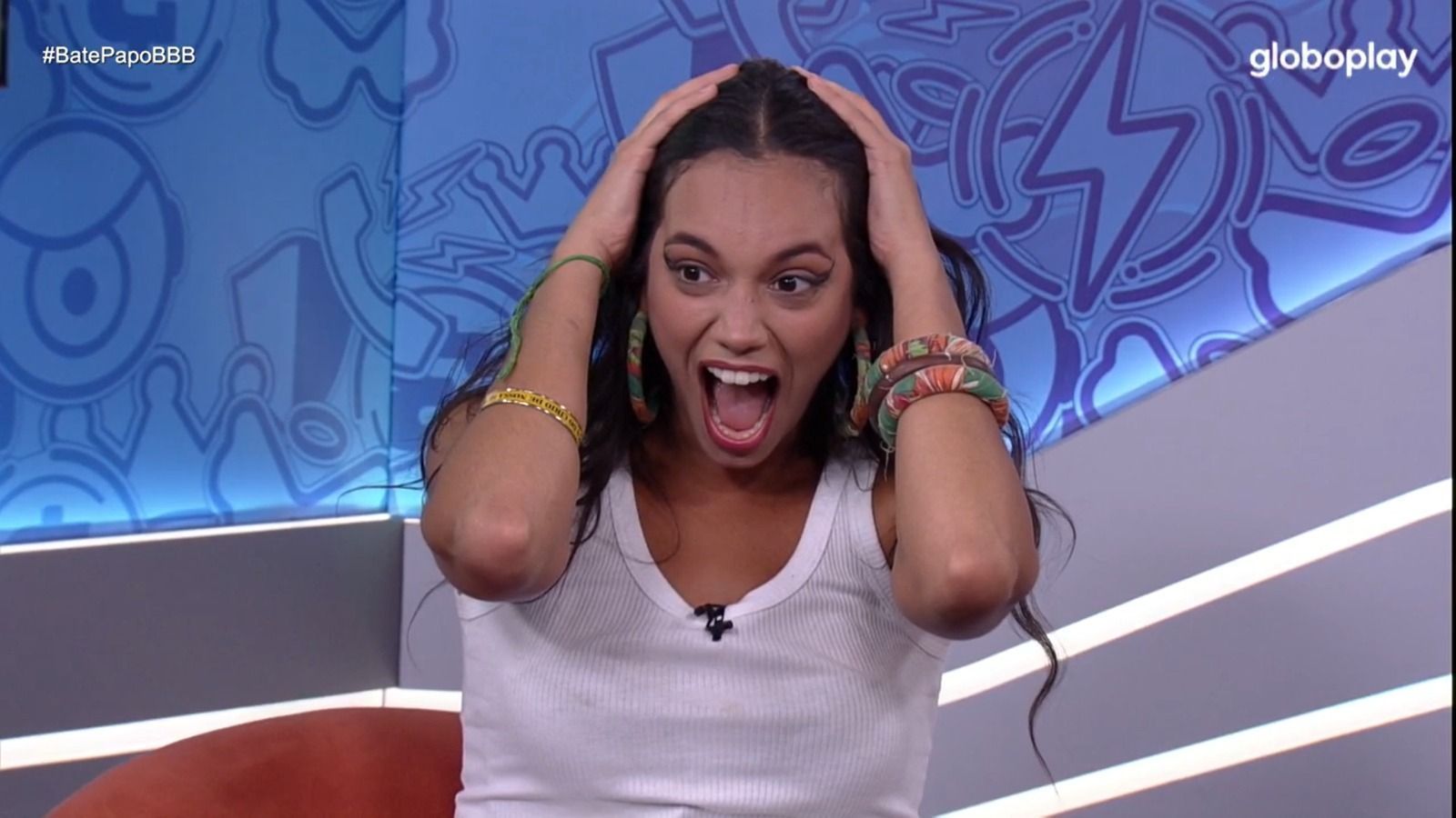 Eliminada do BBB 24, Alane é surpreendida com recado de affair famoso; veja quem é