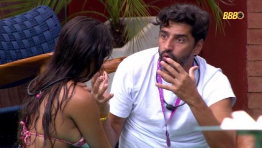 Alberto Cowboy e Gabriela no BBB 26