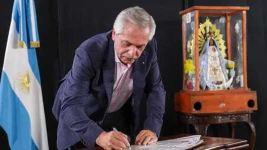 Alberto Fernández não está tentando reeleição