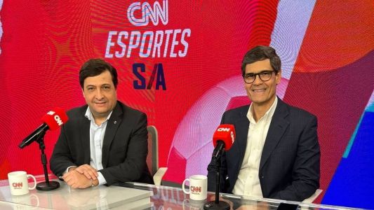 Alberto Guerra, presidente do Grêmio, e Márcio Pinto Ramos, CEO do clube