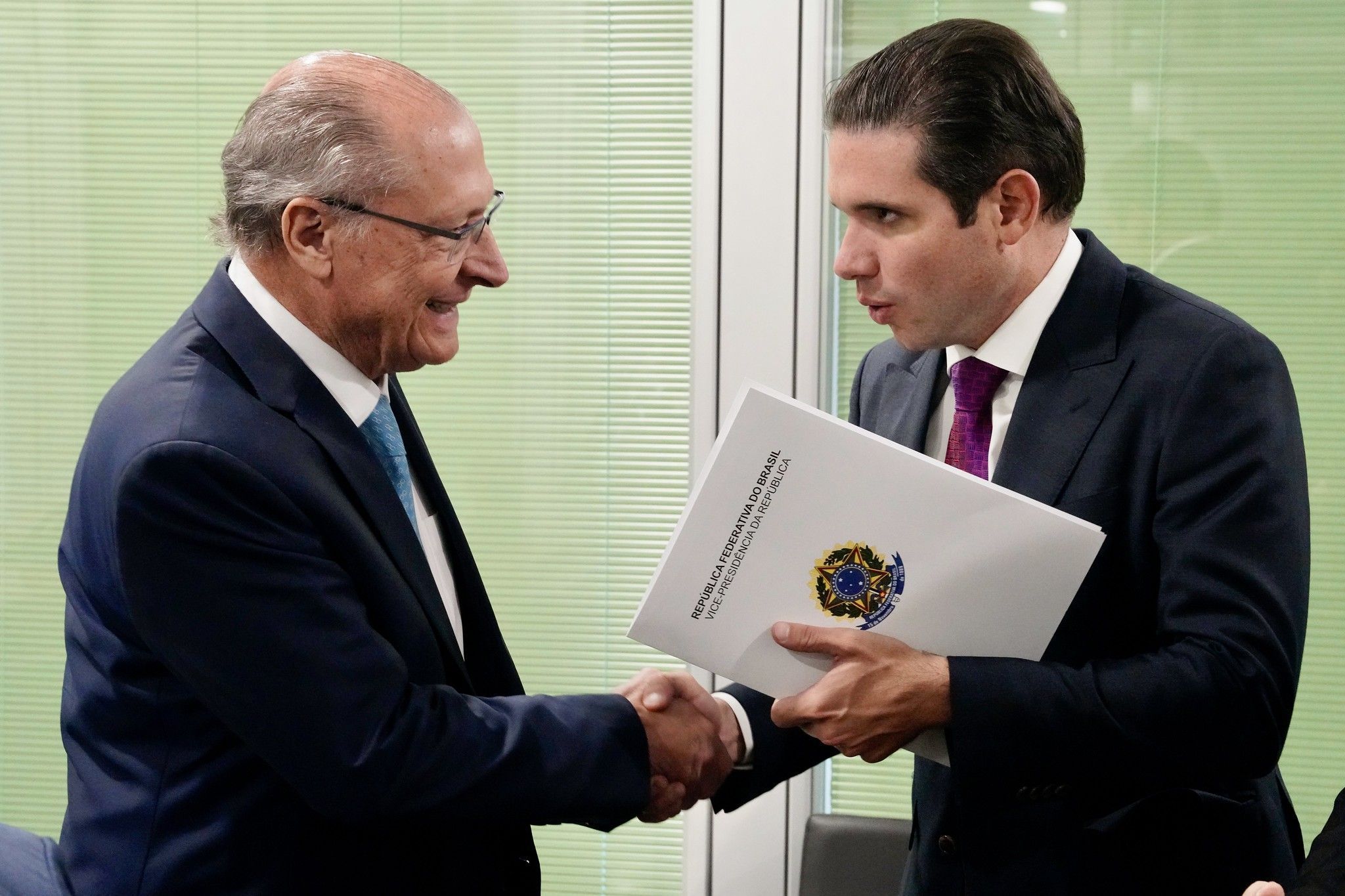 Tarifaço: Alckmin se reúne com Motta e pede urgência para plano de contingência