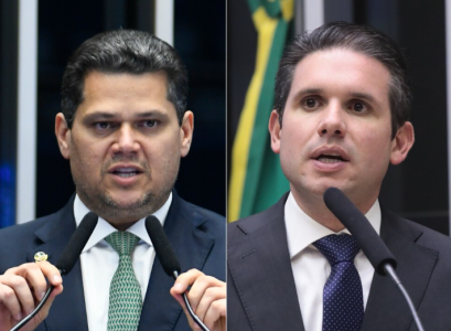 Davi Alcolumbre (presidente do Senado) e Hugo Motta (presidente da Câmara)