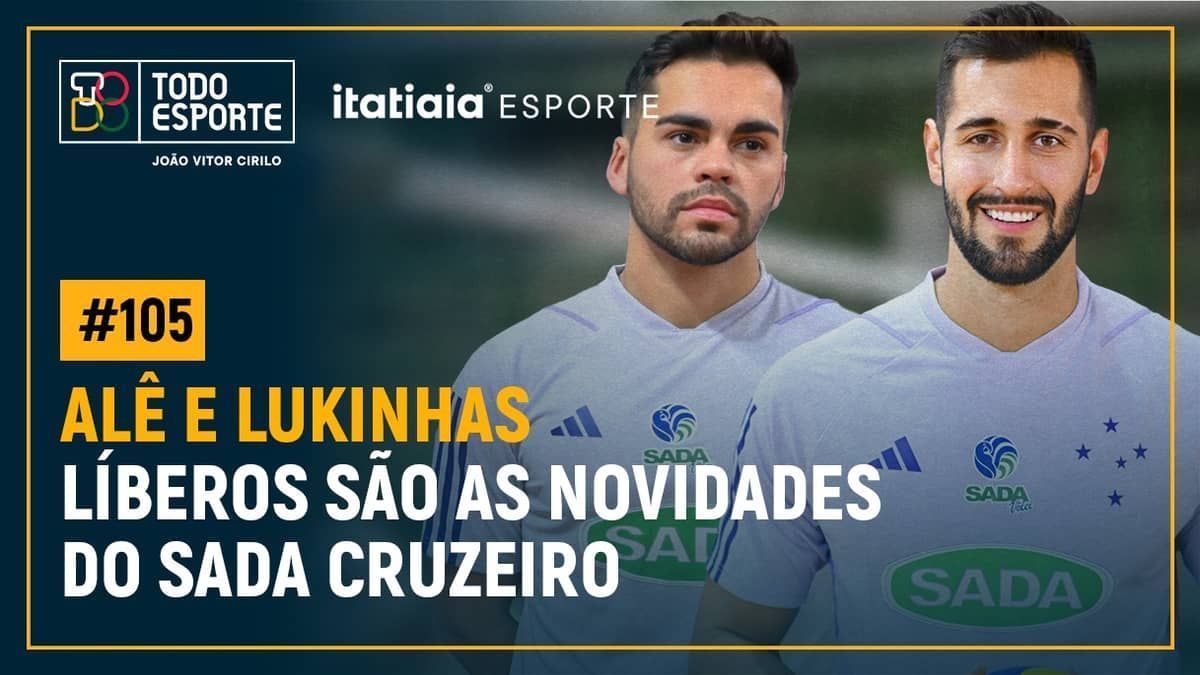 Todo Esporte: entrevista com Alê e Lukinhas, os novos líberos do Cruzeiro