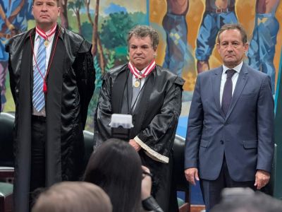 Em cerimônia no TCE, ex-deputado Alencar da Silveira Jr. tomou posse como conselheiro do tribunal