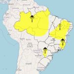Chuva intensa pode atingir dez estados do Brasil neste fim semana; veja quais