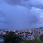 BH está sob alerta de pancadas de chuva com raios e rajadas de vento; veja acumulado de chuva até agora