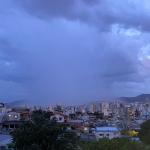 BH está sob alerta de pancadas de chuva com raios e rajadas de vento; veja acumulado de chuva até agora