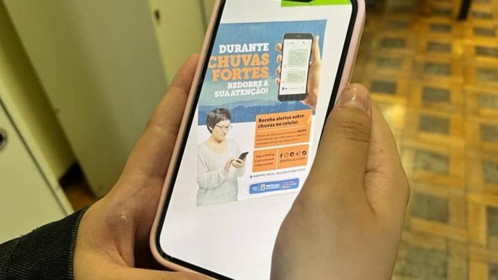 BH passa a enviar alertas de chuva e alagamento pelo WhatsApp; veja como receber