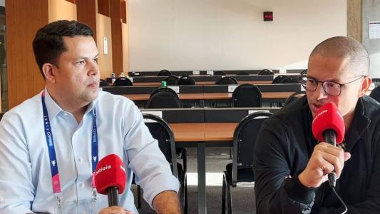 Alex concedeu entrevista exclusiva à Itatiaia em Istambul