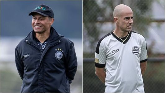 Alex de Souza e Rui Duarte, técnicos de Operário-PR e Athletic, respectivamente