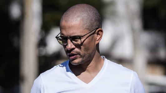 Alex durante treinamento do Cruzeiro na Toca da Raposa II