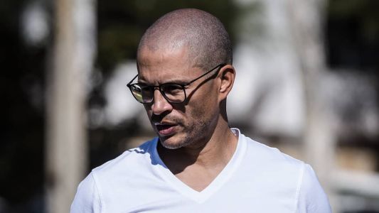 Alex em treino do Cruzeiro, na Toca da Raposa 2