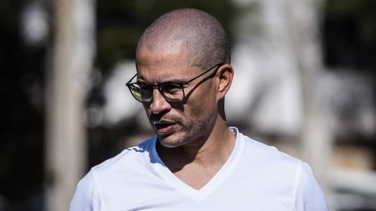 Alex em treino do Cruzeiro, na Toca da Raposa 2