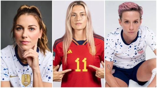 Alex Morgan, Alexia Putellas e Megan Rapinoe estão entre as mais bem pagas