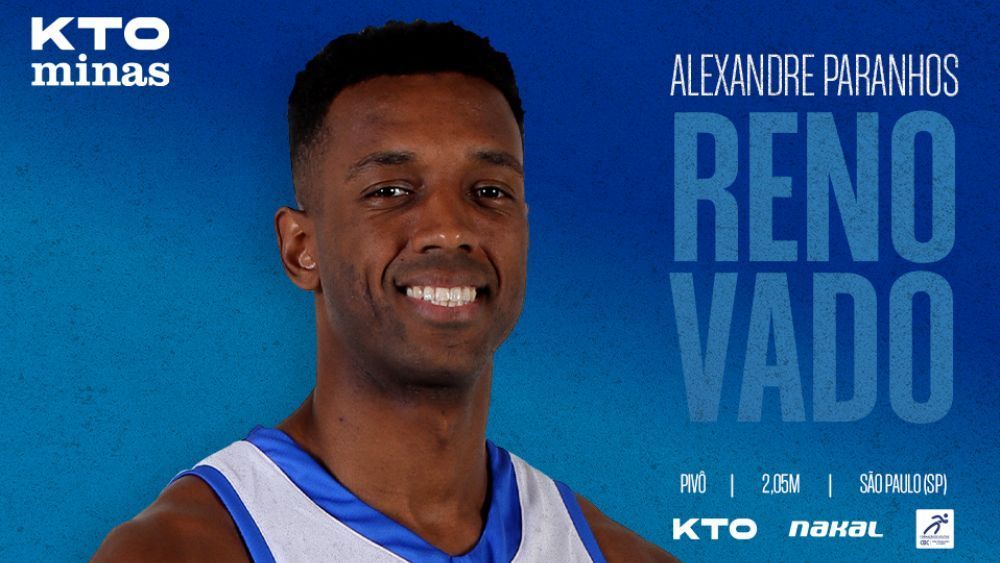 KTO Minas anuncia renovação de pivô para a temporada 2024/2025 do basquete