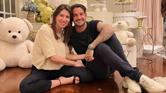 Alexandre Pato e Rebeca Abravanel fazem chá de bebê luxoso para primogênito nesta segunda-feira (20)
