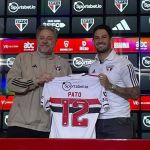 Pato é apresentado, explica camisa 12 e diz que 'está em casa' no São Paulo