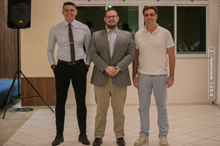 Cláudio Muniz, Alex Santiago e José Carlos Braide, nova diretoria executiva do Fortaleza
