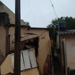Chuva provoca desabamentos de casa e muros em Alfenas