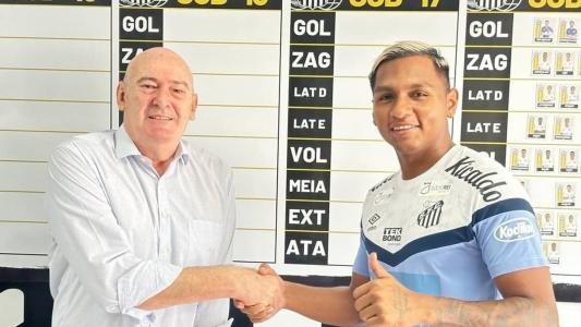 Alfredo Morelos é o novo reforço do Santos