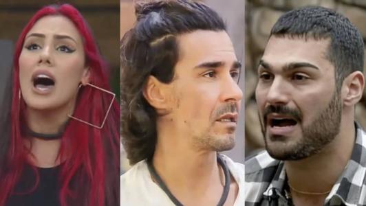 Alicia, André e Shayan estão na Roça