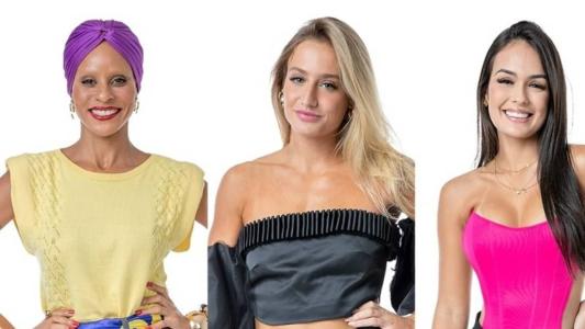 Aline, Bruna e Larissa estão na final