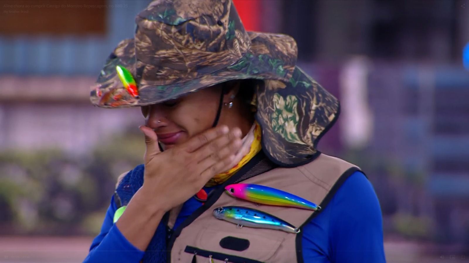 Aline chora, se sente mal e precisa de atendimento da produção no BBB 25