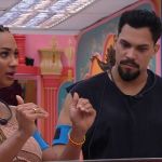 Vinícius, dupla de Aline, coloca plano em prática na primeira festa do BBB 25