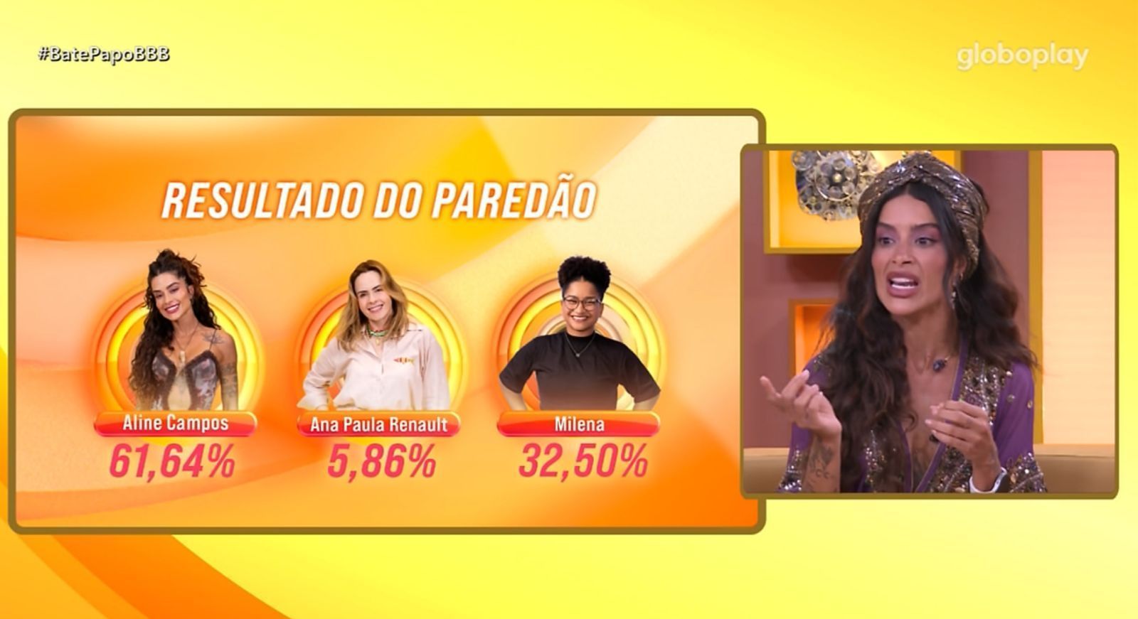 Fora do BBB 26, Aline descobre porcentagem de eliminação e reage: 'Lapada'
