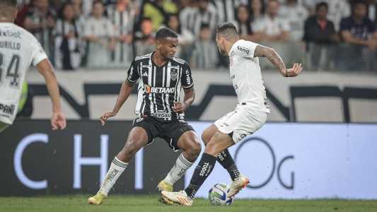 Alisson Santana em ação pela primeira vez no Atlético