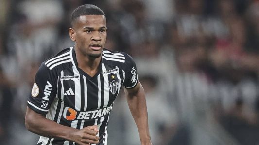 Alisson Santana estreou pelo Atlético no duelo contra o Corinthians