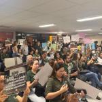Membros da Emater e Estadual Central acompanham sessão sobre projeto de Zema com imóveis à venda