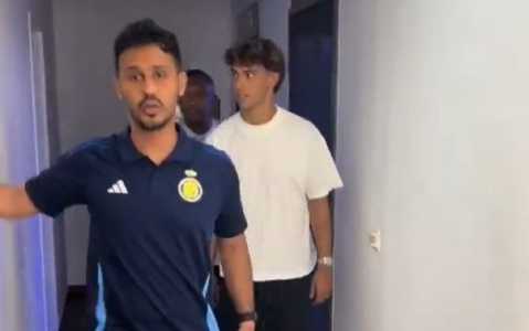 João Felix na chegada à Áustria para se apresentar ao Al-Nassr, em 27 de julho de 2025