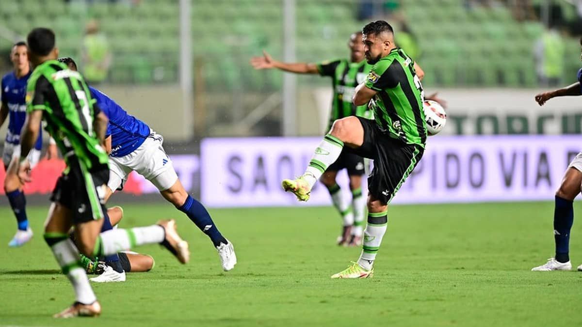 América quebra recorde de vitórias seguidas em clássico contra o Cruzeiro