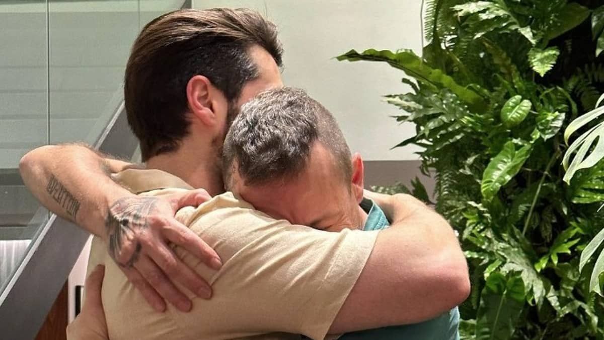 Alok reencontra o pai, Juarez Petrillo, após atentado do Hamas em Israel