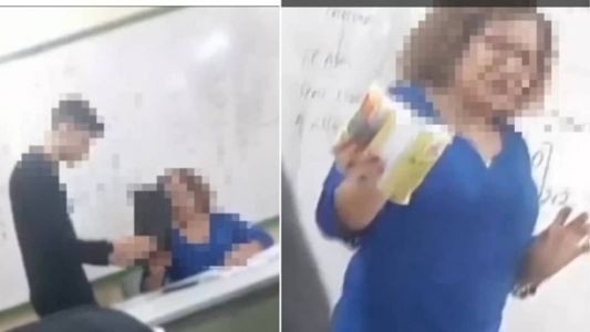 Aluno do terceiro ano do ensino médio dá esponja de aço de 'presente' para professora negra