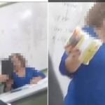Vídeo: aluno do ensino médio dá esponja de aço de 'presente' para professora negra
