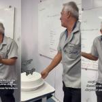 Alunos escolhem porteiro para ser padrinho de formatura e vídeo da homenagem viraliza: 'Vocês são como filhos'