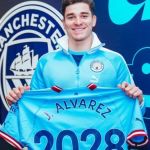 Julián Álvarez renova contrato com o Manchester City até 2028
