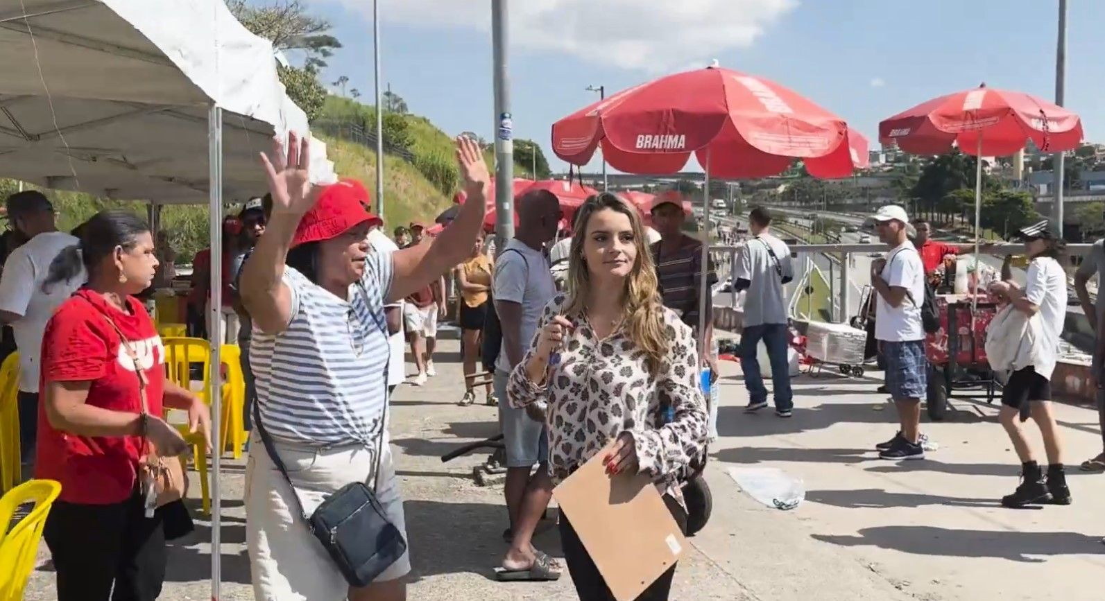 Coordenadora do MBL é agredida durante ato do Dia do Trabalhador e caso vai parar na delegacia