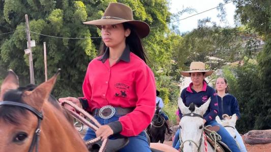 Amarantina recebe primeira Calvagada Feminina
