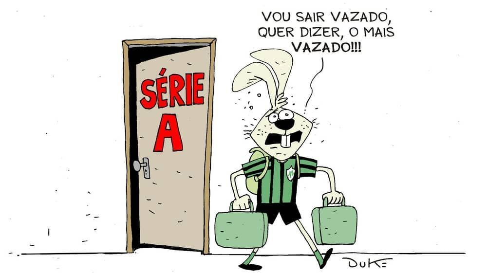 Charge do Duke: a defesa do lanterna América no Brasileirão