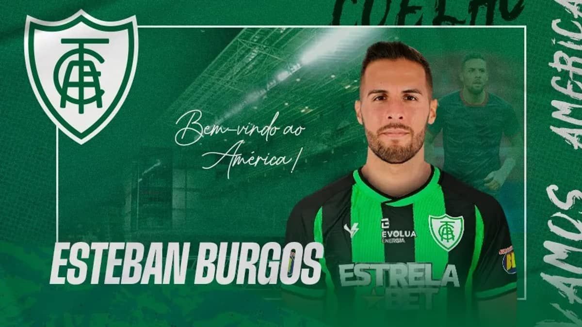 América anuncia contratação do zagueiro argentino Esteban Burgos