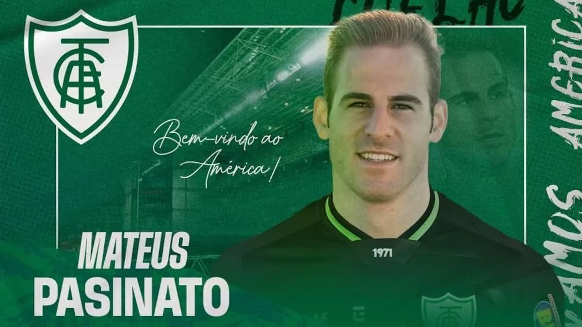 América confirma contratação do goleiro Mateus Pasinato