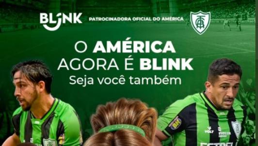 América anunciou, nesta segunda (27), o patrocínio da Blink Internet