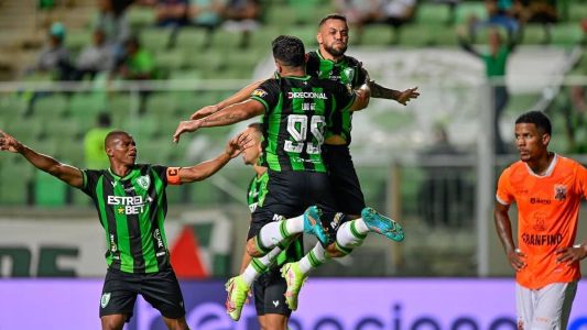 América atropelou o Nova Iguaçu e avançou na Copa do Brasil