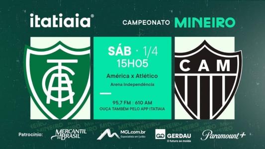América e Atlético começam a disputa da final do Campeonato Mineiro neste sábado (1º)